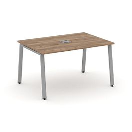 Стайл Проджект Стол переговорный SN-6A.SPRG-001 Дуб Табак/Металл Серый 980*980*750 - Фото предпросмотра