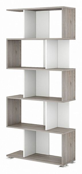 Стеллаж Домино нельсон СЛ-5 Белый/Нельсон - Вид 1