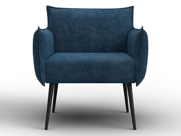 Кресло Лига-083 Велюр синий - Вид 2