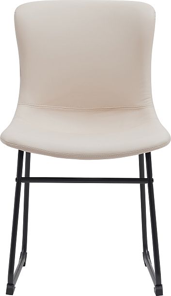 Кресло для посетителей Everprof Expo (Экспо) CF Экокожа Бежевый - Вид 2