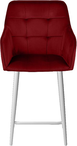 Комплект полубарных поворотных кресел Мони К, Confetti bordo/белый, 3 шт. - Вид 3