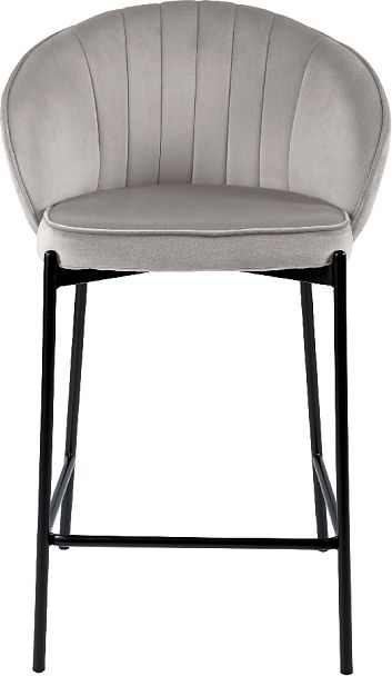 Комплект полубарных стульев Миэль светло-серый/черный, 2 шт. - Вид 2