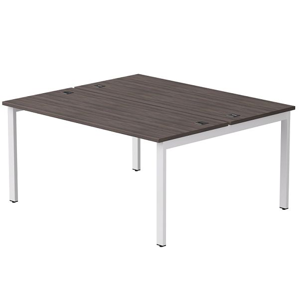 Бенч-система на 2 места Everprof EVO на металлокаркасе 1580х670(1370)x755 Дуб Пасадена/Белый - Вид 1