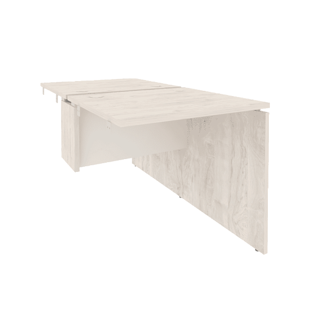 Onix Стол-приставка двойной к опорным элементам O.D.SPR-0.7 Денвер светлый/Белый бриллиант 780*1475*750 - Вид 1