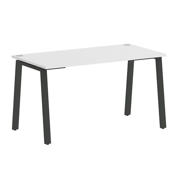 Home Office Стол письменный VR.SP-3-138.A Белый бриллиант/Антрацит металл 1380*720*750 - Вид 1