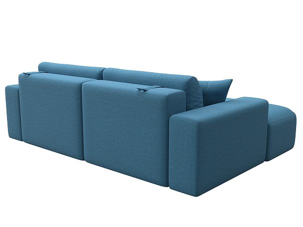 Диван угловой Лига-036 НПБ Классик левый угол Рогожка голубой - Вид 6