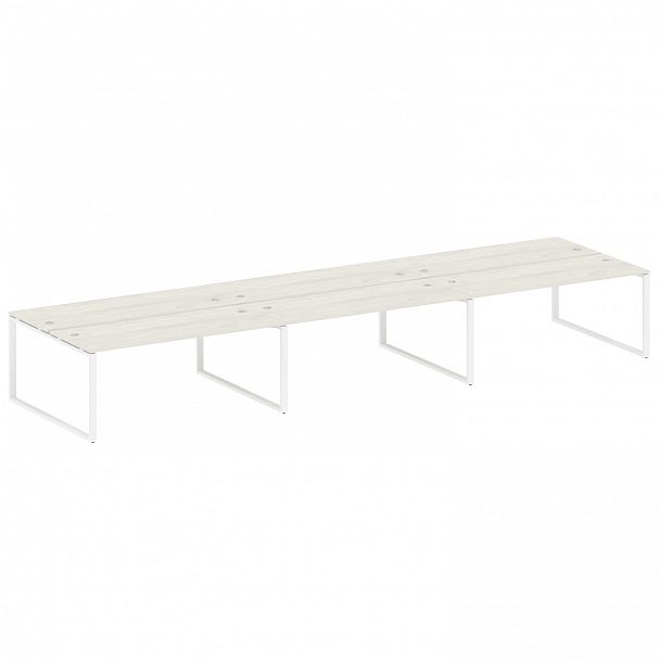 Рабочая станция "Metal System" БО.СМ-6.5 дуб наварра/белый - Вид 1