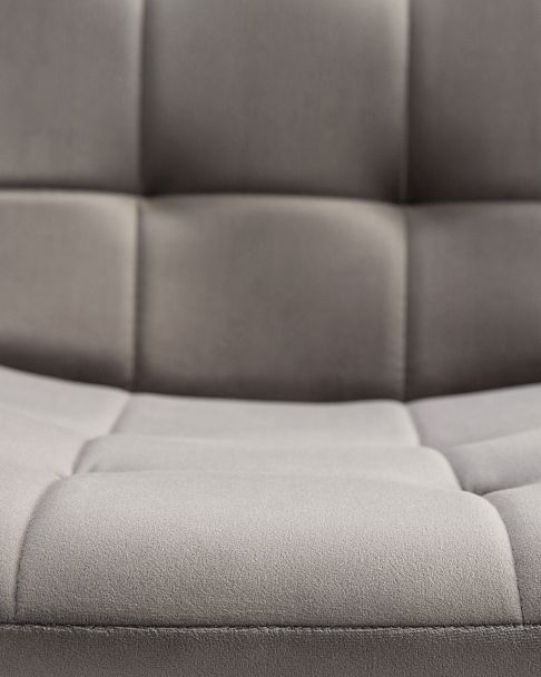 Стул обеденный DOBRIN CHILLY (Темно-серый Holland 18, основание черное) - Вид 10