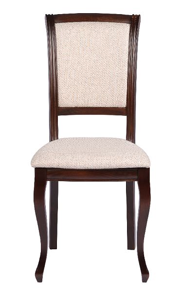 Обеденная группа стол Элат D90(130)х90х76 Темный орех и 4 стула Арктос Темный орех/Кремовая рогожка - Вид 8