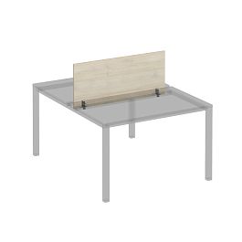 Экран для рабочей станции 120 на сером металлокаркасе КФ Комфорт КФ К.С 846 ДШ дуб шамони - Фото предпросмотра