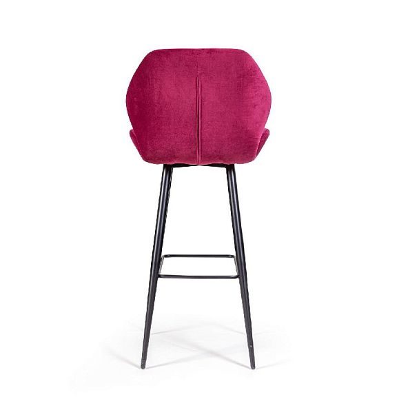 Стул барный Crystal, бархат винно-красный 16 - Вид 6
