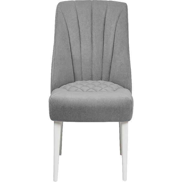 Комплект деревянных мягких стульев Лорелин Белый/Серый велюр, 3 шт. - Вид 2