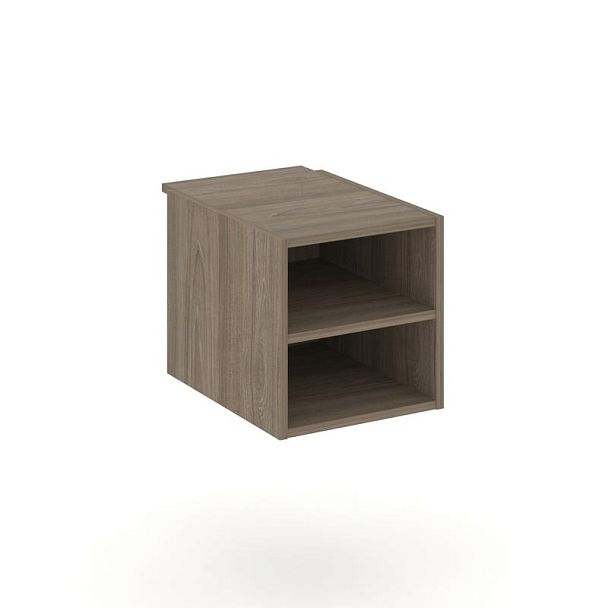 Стайл Проджект Подвесная тумба с двумя открытыми нишами SN.TP-011 Вяз Благородный 343*437*352 - Вид 1