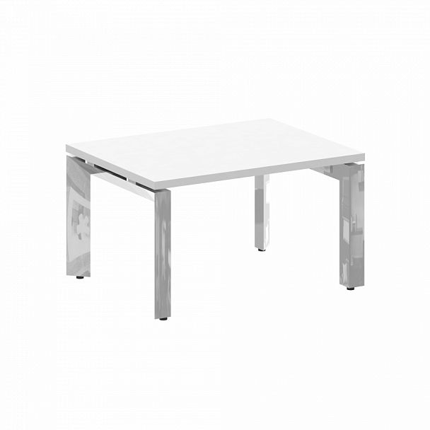Стол журнальный на П-образном м/к "ONIX DIRECT LUX" M-O.MP-SJ-1 белый - Вид 1