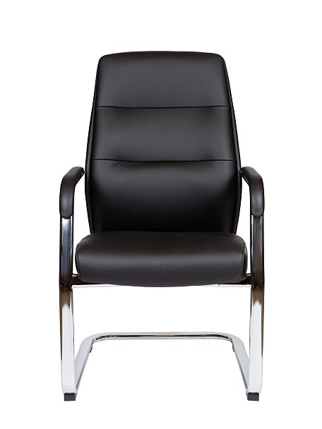 Кресло офисное / Nancy CF black / алюминиевая  база / черная экокожа - Вид 3