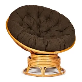 Кресло-качалка Папасан/Papasan (W 23/01 B) /с подушкой/Honey (мед) - Фото предпросмотра