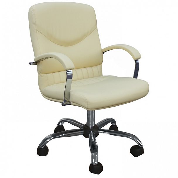 Кресло руководителя "Конгресс" хром низкий - Вид 1