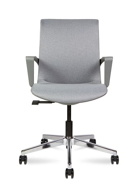 Кресло Некст  / серая ткань / темно-серый пластик - Вид 2