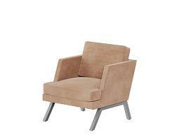 Aldo Кресло ALD-01L Timless 020/Металл Серый 790*875*890 - Фото предпросмотра