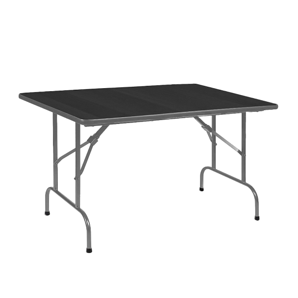 Стол Лидер 1, черный, каркас - серебро - Вид 2