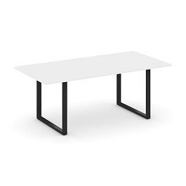 Style Project Direct Direct Стол переговорный SN-6O.SPRG-198.3 Белый/Металл Черный 1980*980*750 - Фото предпросмотра