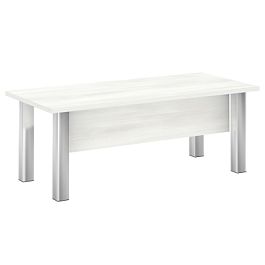 Yalta Стол руководителя M-LT.D-20.1 Снежная патина/Нерж. сталь 2000*900*750 - Фото предпросмотра