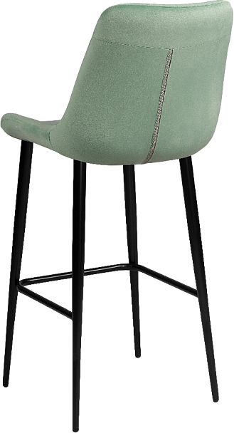 Комплект барных поворотных стульев Эйден, Confetti aquamarine/черный, 4 шт. - Вид 6