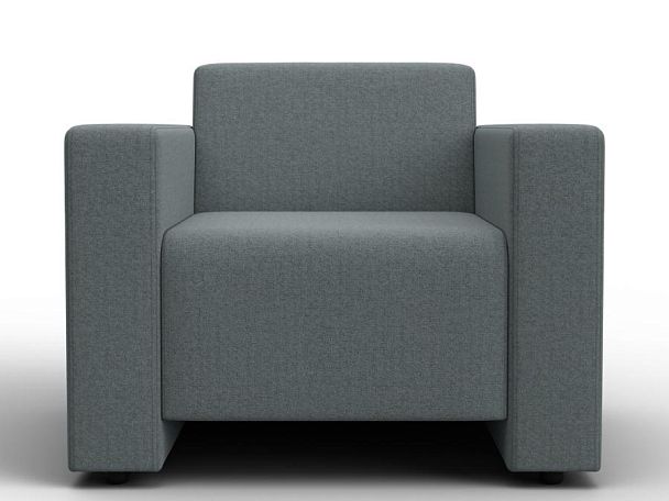 Кресло Лига-093 Рогожка серый - Вид 2