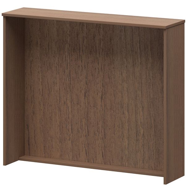 Стойка прямоугольная А-553 Орех 1460x360x1220 Ресепшн - Вид 1