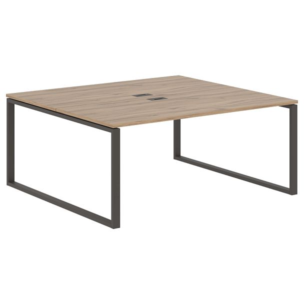 Стол 2-х местный EQWST 1716 Дуб Денвер светлый/Мокко 1760х1606х750 EDIS - Вид 1