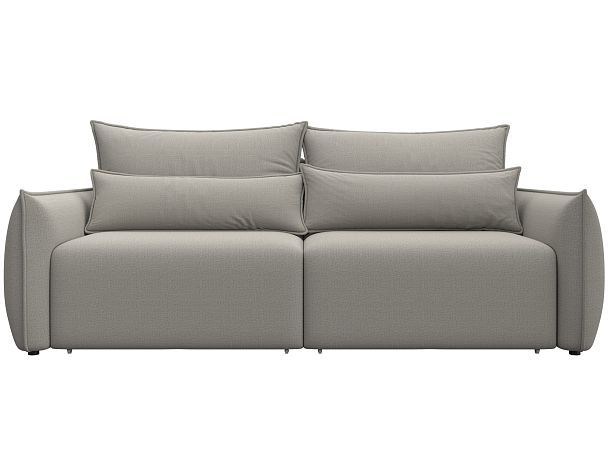 Диван прямой Лига-051 НПБ Рогожка бежевый - Вид 2