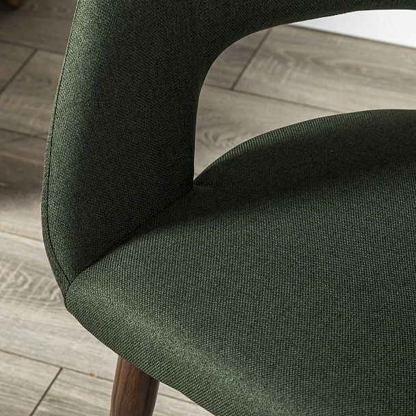 Кресло Hugs тёмно-зеленый/т.орех - Вид 14