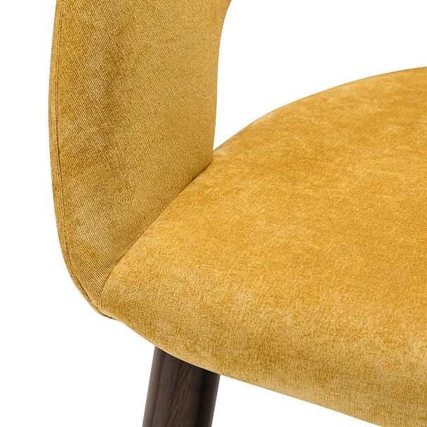 Кресло Hugs желтый/т.орех - Вид 5