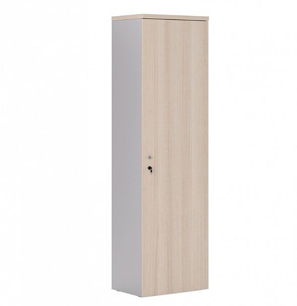 FLS329 Гардероб 60 с замком 600х420х2069 "Flash" ТК-002926000245 дуб беленый - Вид 1