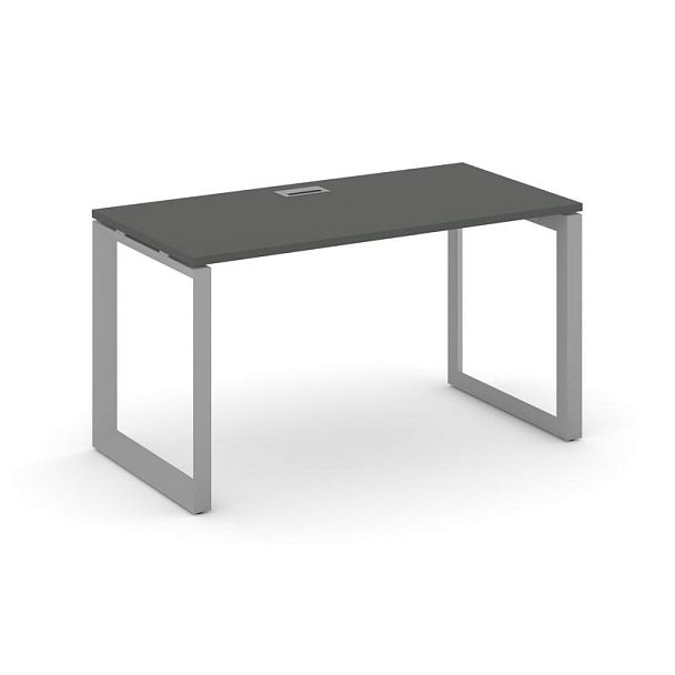 Style Project Next Стол письменный SN-59O.SP-003 Антрацит/Металл Серый/Серебро Заглушка 1380*600*750 - Вид 1