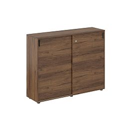 Шкаф купе 1438х400х1125 средний, с замком / корпус цвет: дуб модена, двери цвет: дуб модена Сигма / Sigma - Фото предпросмотра