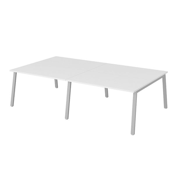 Рабочие станции "Столы для персонала"  ПК-ТНП-СР280Х160Н4/МКА/БЭ-В2-972 серый - Вид 1