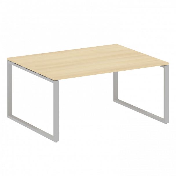 Стол для переговоров "Metal System" БО.ПРГ-1.4 акация/серый - Вид 1