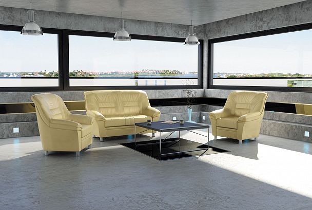 Диван двухместный Karelia 150x89x87 чёрный - Вид 2