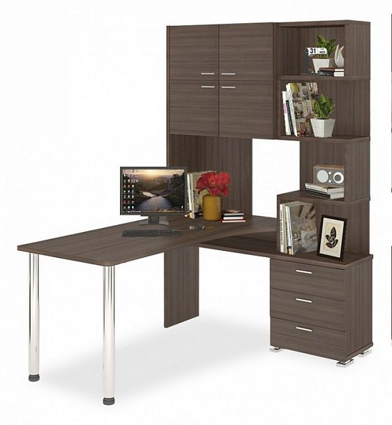 Стол компьютерный Домино СР-500М/160 Шамони правый - Вид 1