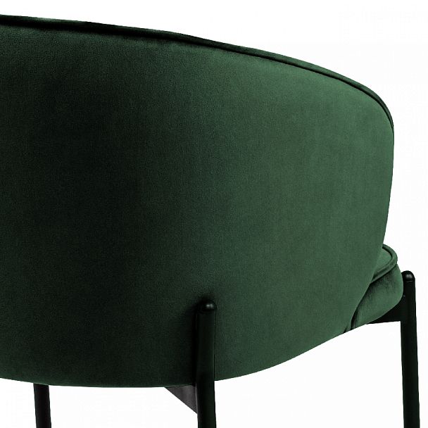 Комплект кухонных стульев Миэль зеленый велюр/черный, 4 шт. - Вид 9