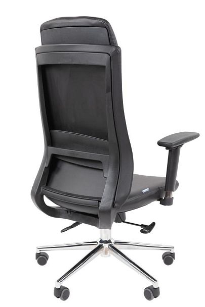 Офисное кресло Chairman 500LUX Россия экокожа черный - Вид 4