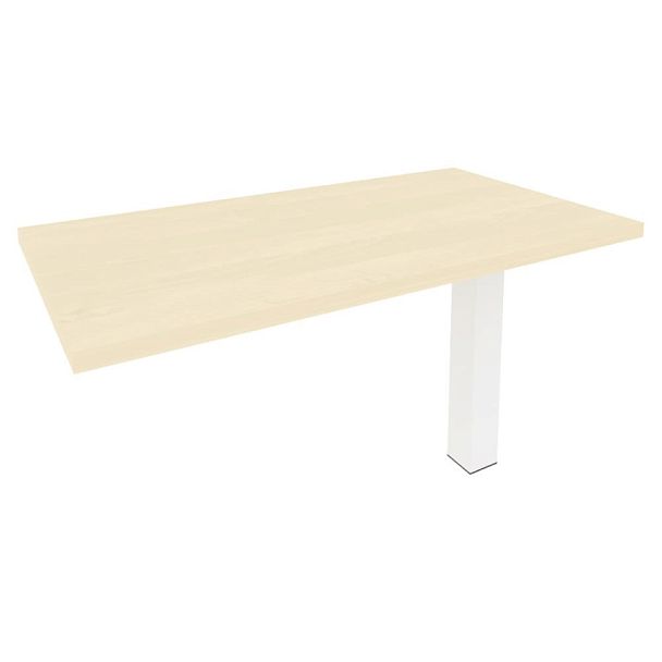 First Брифинг-приставка KB-5 Клён/Белая опора 1300*700*765 - Вид 1