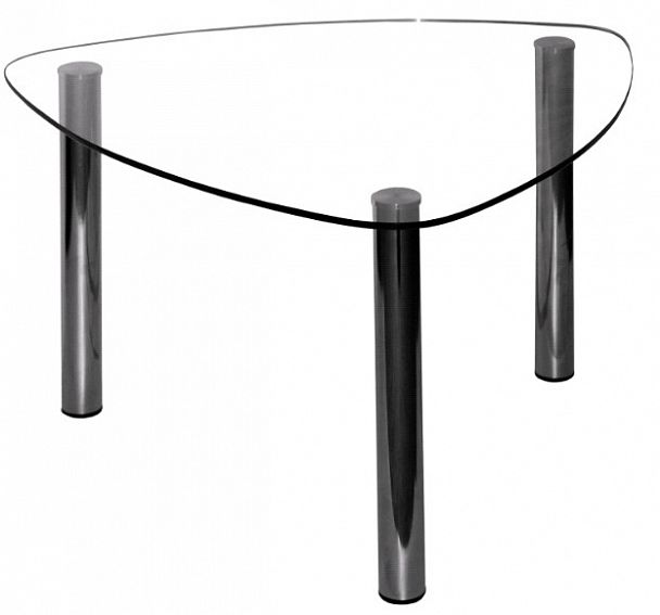 Стол журнальный Гранд-1  800х800х420 хром "Журнальные столы" ТК-002561000700 серый - Вид 1