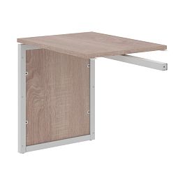 Брифинг приставка XQPB 860 Дуб Сонома/Алюминий 800х600х750 XTEN-QP - Фото предпросмотра