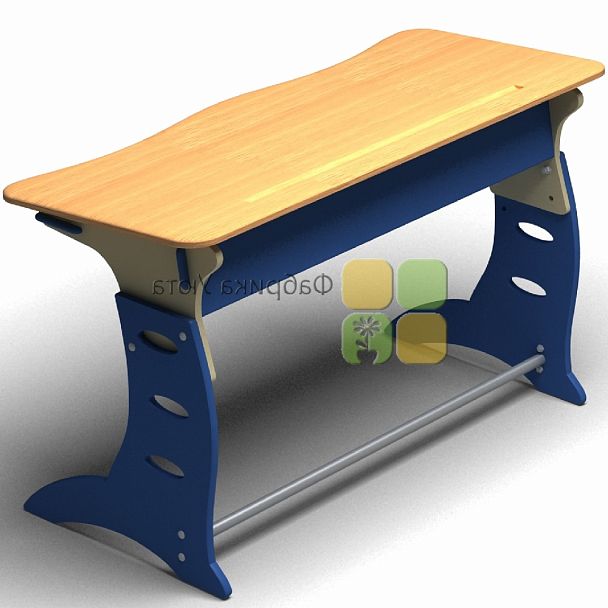 Парта "Перспектива", 2-местная, рег. (2-4 гр.) - Вид 1