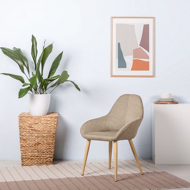 Стул Kent Сканди Браун Натур - Вид 6