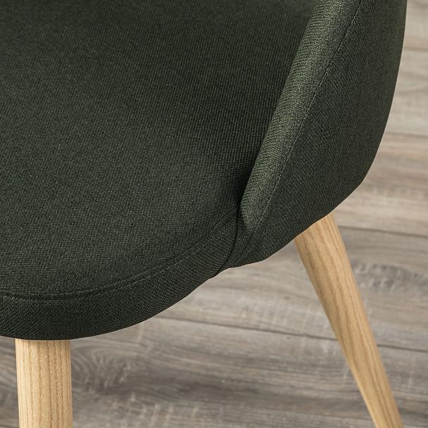 Стул Lars тёмно-зеленый/нат.дуб - Вид 15