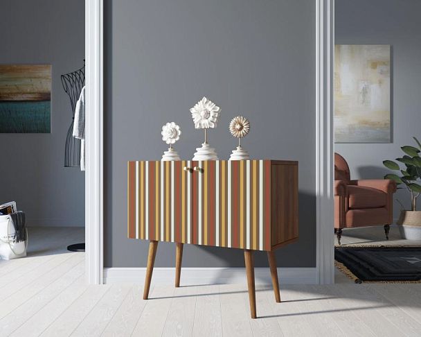 Комод на высоких ножках Berber малый принт 20 арт BB13/Print_20 - Вид 3