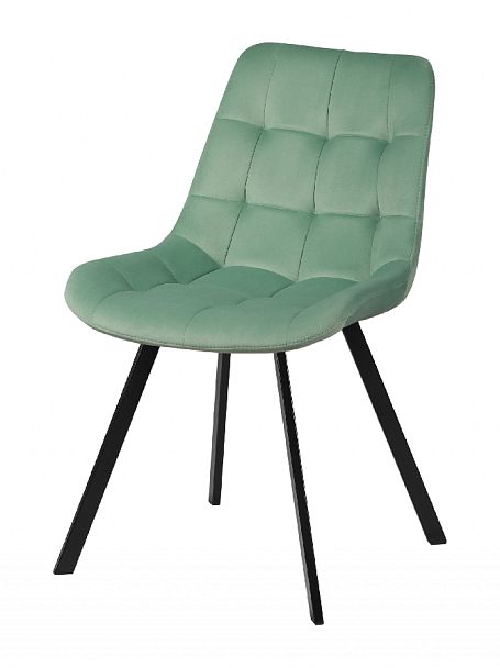 Стул поворотный Эйден М, Confetti aquamarine/черный - Вид 2